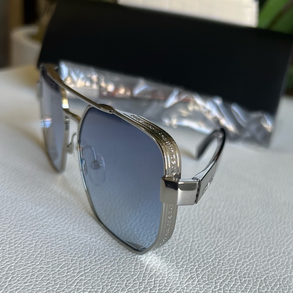 DSQUARED2 Men’s Grey Square Sunglasses 58-17-140 NEW!!!